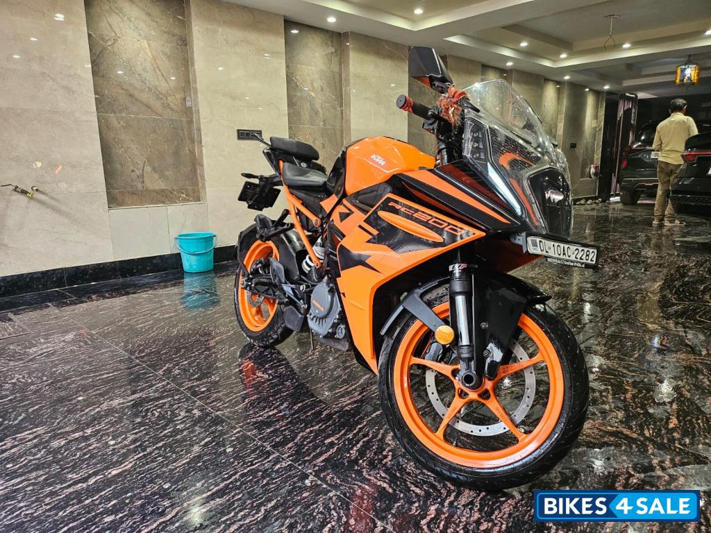 Orange And Black KTM RC