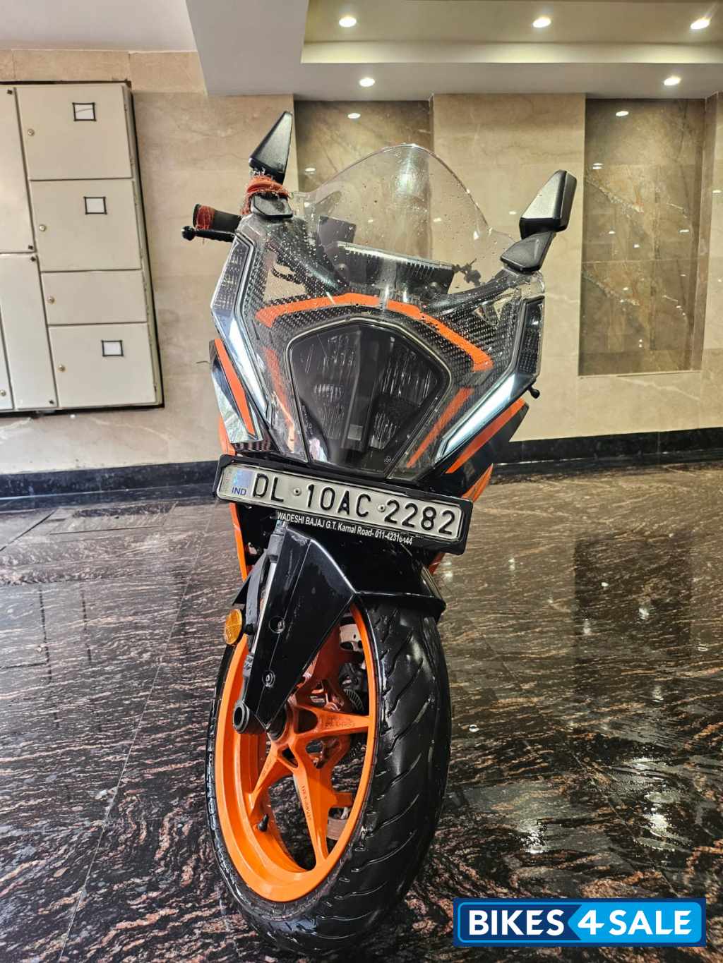 Orange And Black KTM RC