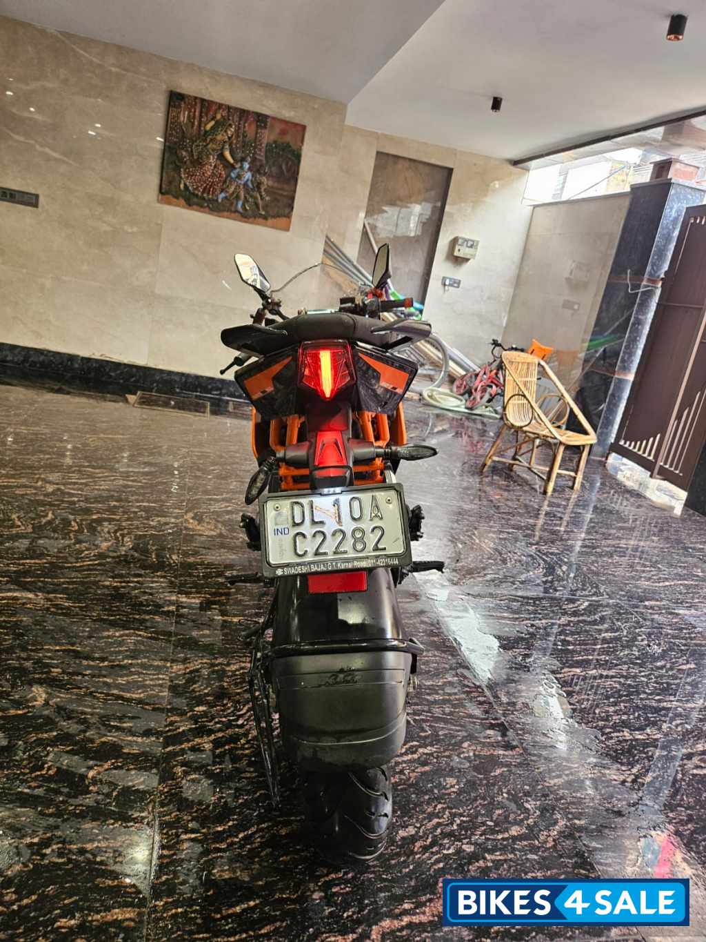 Orange And Black KTM RC