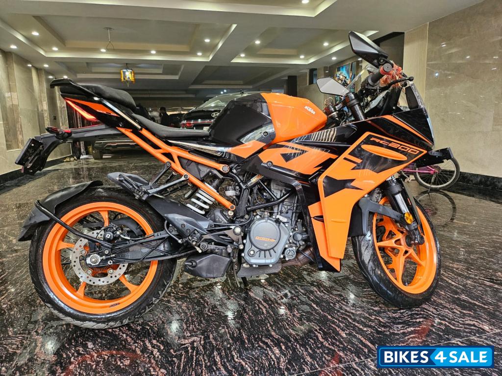 Orange And Black KTM RC