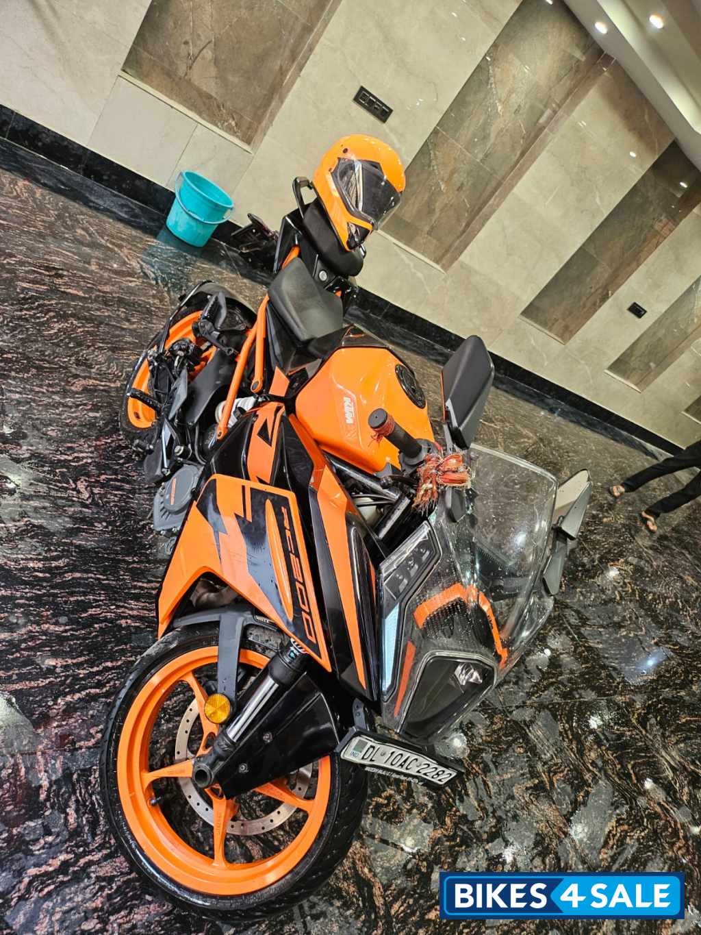 Orange And Black KTM RC
