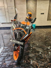 Orange And Black KTM RC