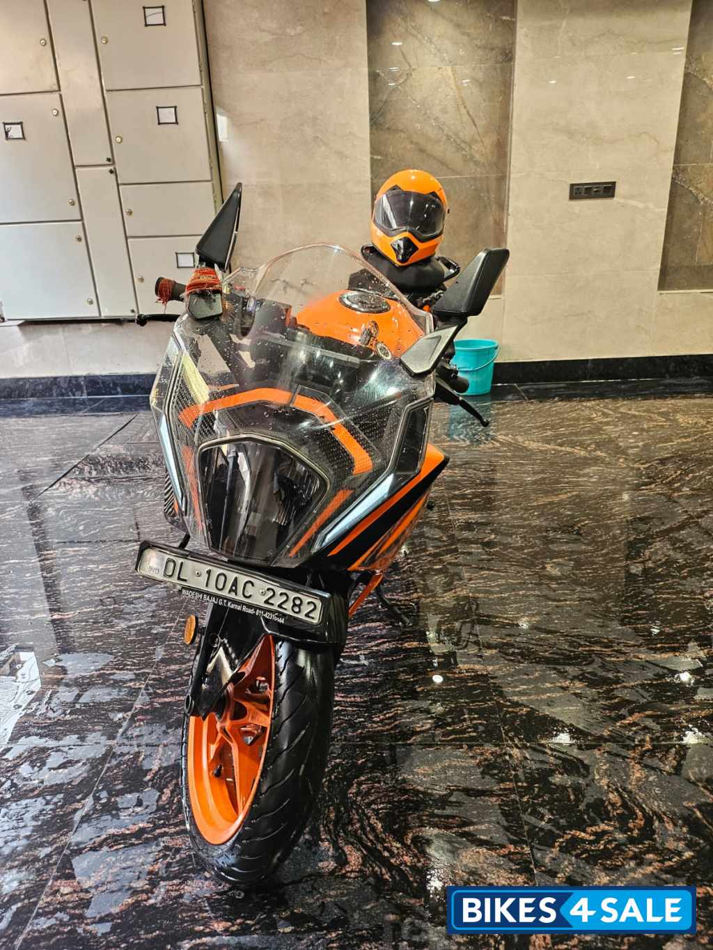 Orange And Black KTM RC
