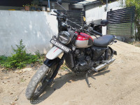 Rebel Red Yezdi Scrambler Dual Tone