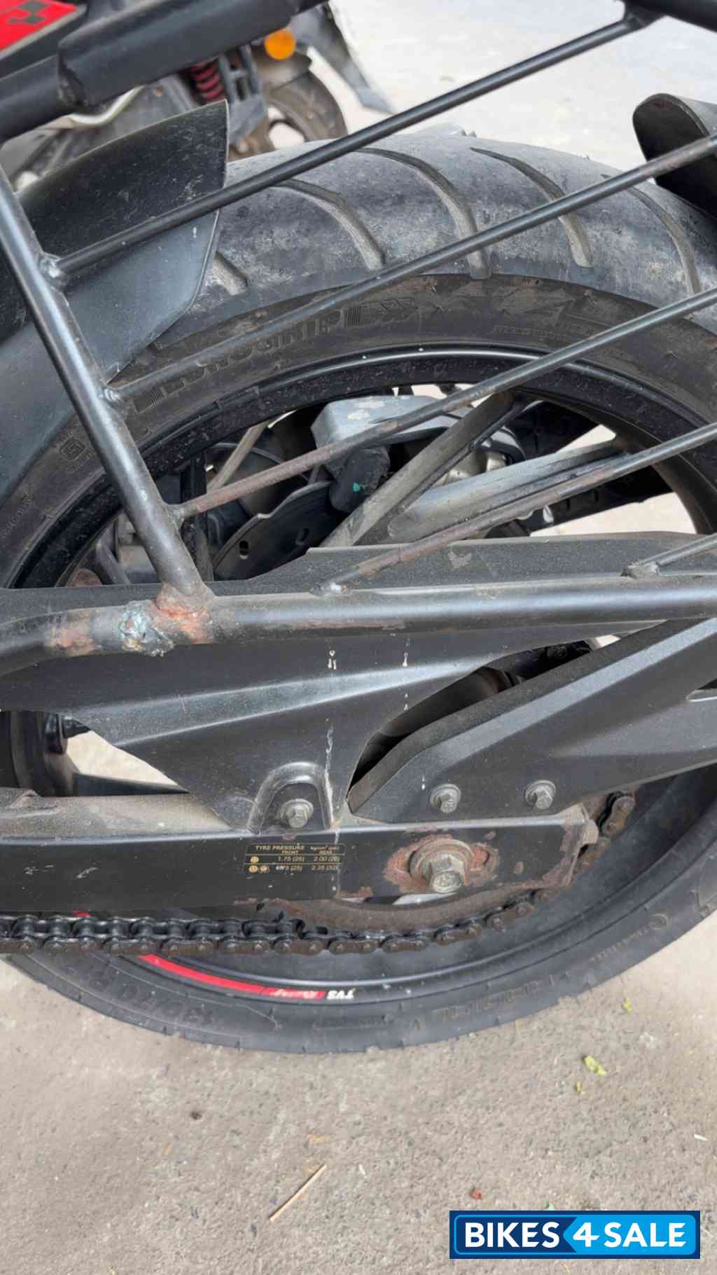 Blue TVS Apache RTR 200 4V