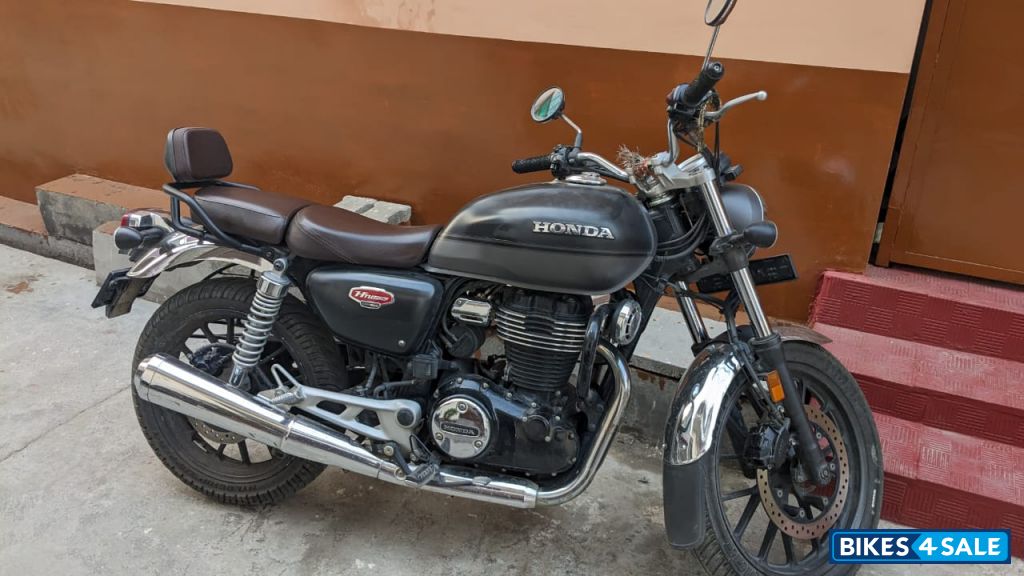 Black And Grey Honda CB350 DLX Pro