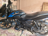 Blue Bajaj Pulsar 125 Carbon Fibre Disc Single Seat