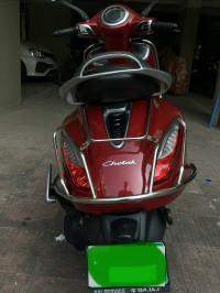 Cherry Red Bajaj Chetak Premium 2023 Edition