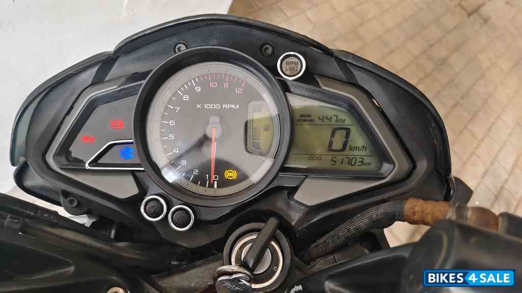Red And Black Bajaj Pulsar N160 Dual Channel ABS