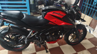 Red And Black Bajaj Pulsar N160 Dual Channel ABS