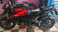 Red And Black Bajaj Pulsar N160 Dual Channel ABS