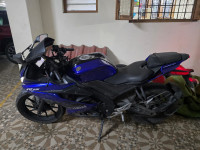 Blue Yamaha YZF R15 V3