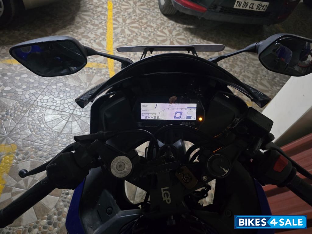Blue Yamaha YZF R15 V3
