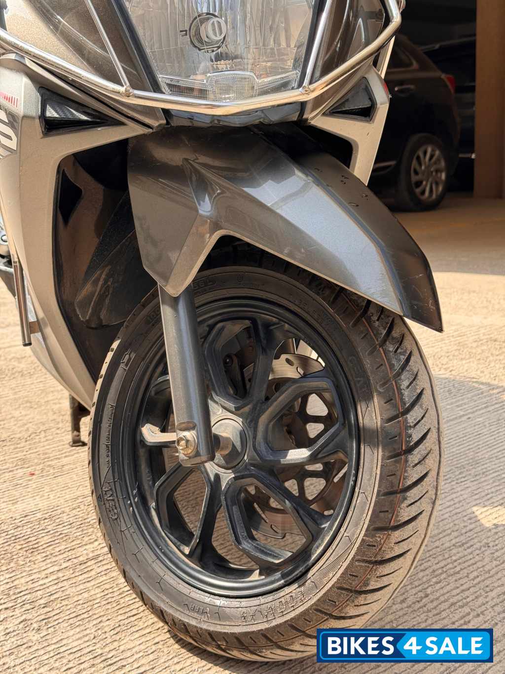 Grey Black TVS NTORQ 125