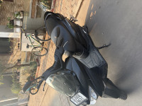 Black Suzuki Burgman Street