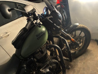Green Royal Enfield Meteor 350 Fireball