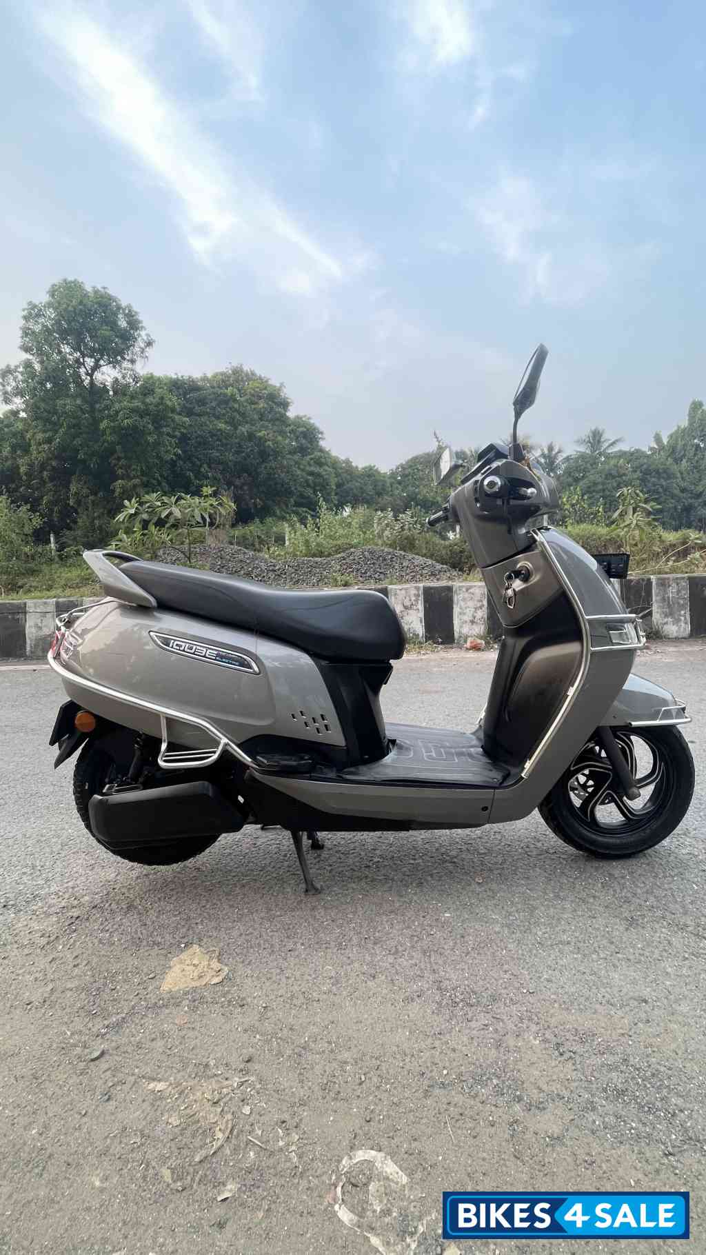 Sliver TVS iQube Electric