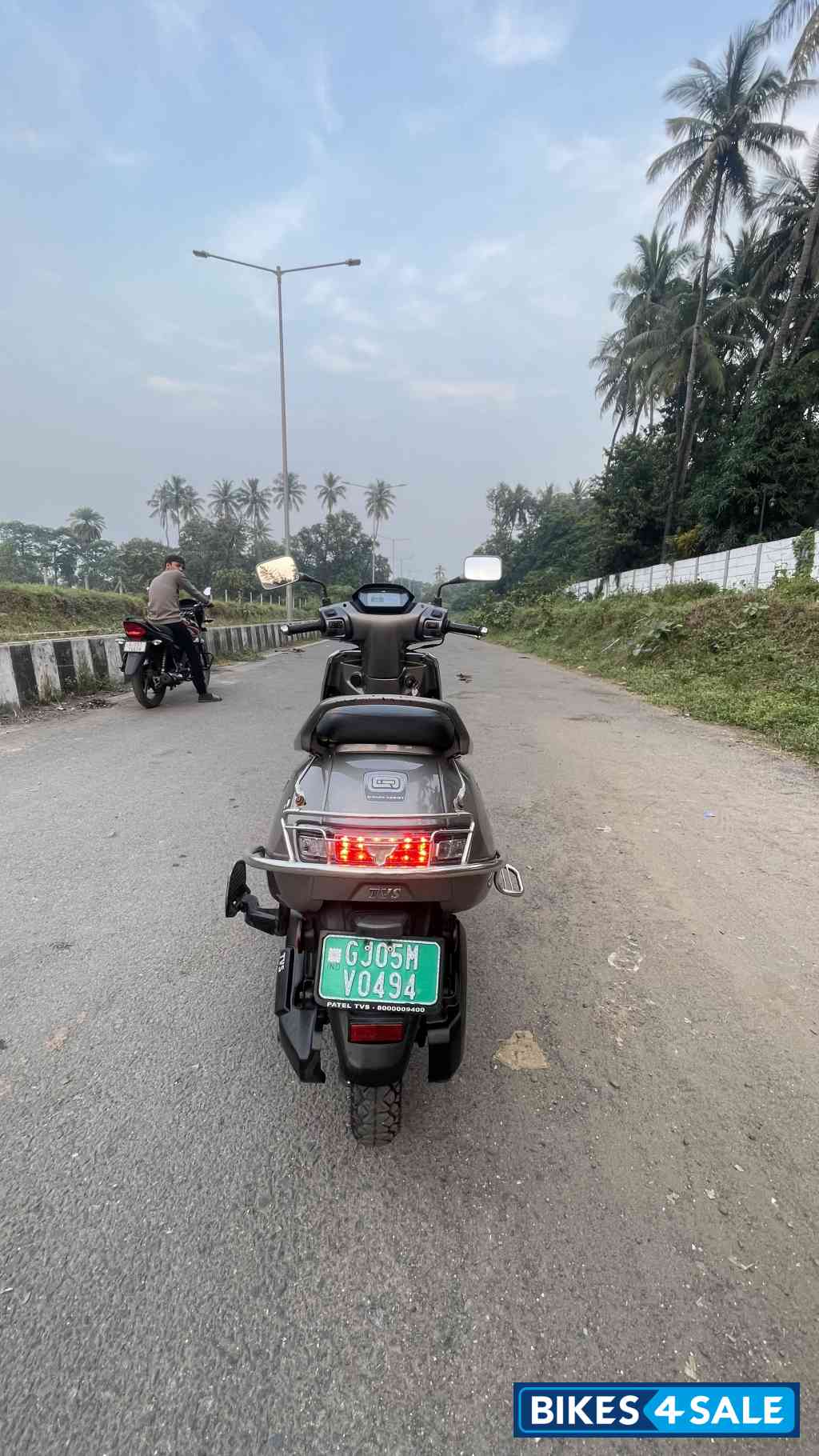 Sliver TVS iQube Electric