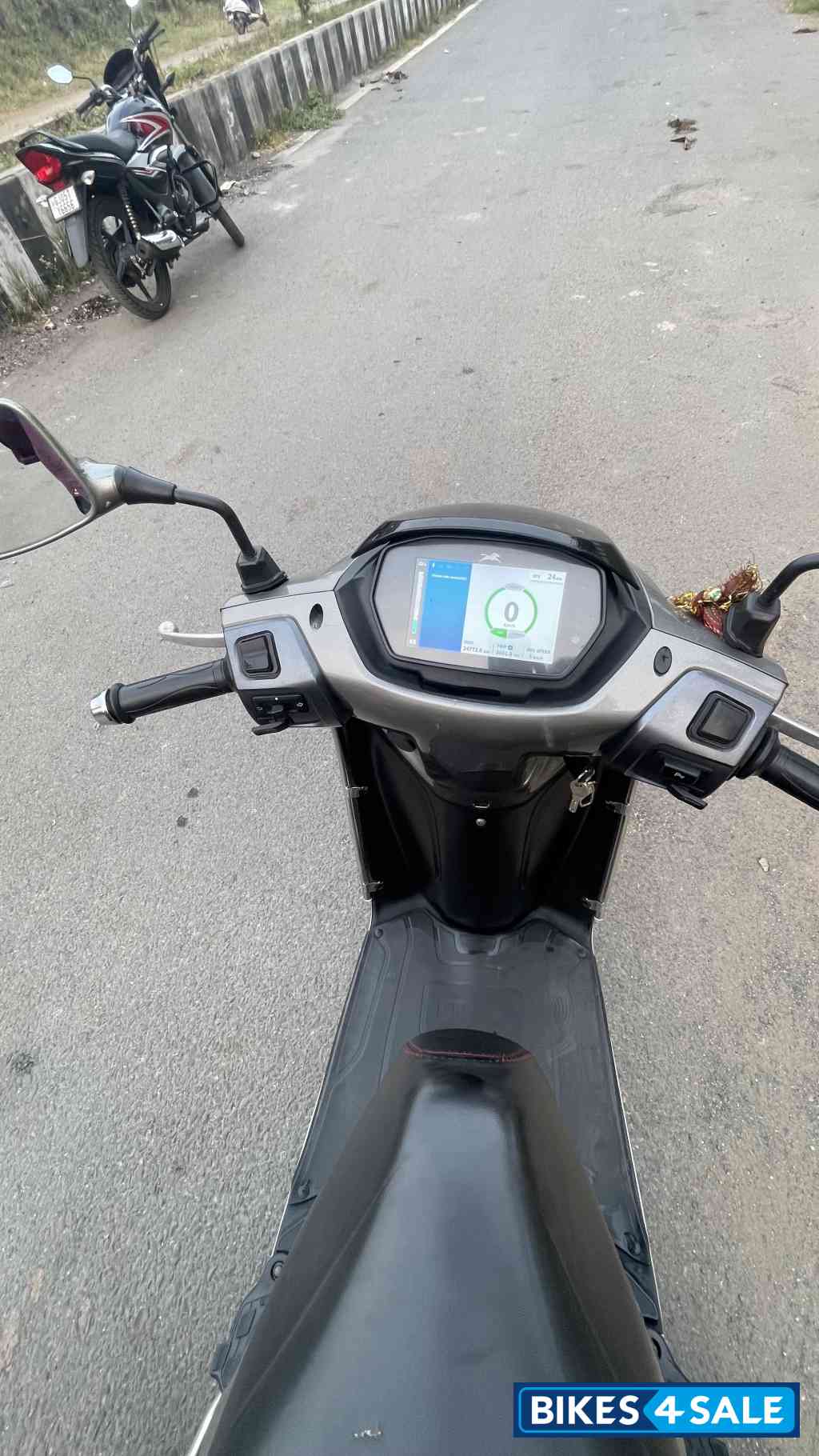 Sliver TVS iQube Electric