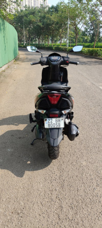 Black+silver TVS NTORQ Super Squad Edition