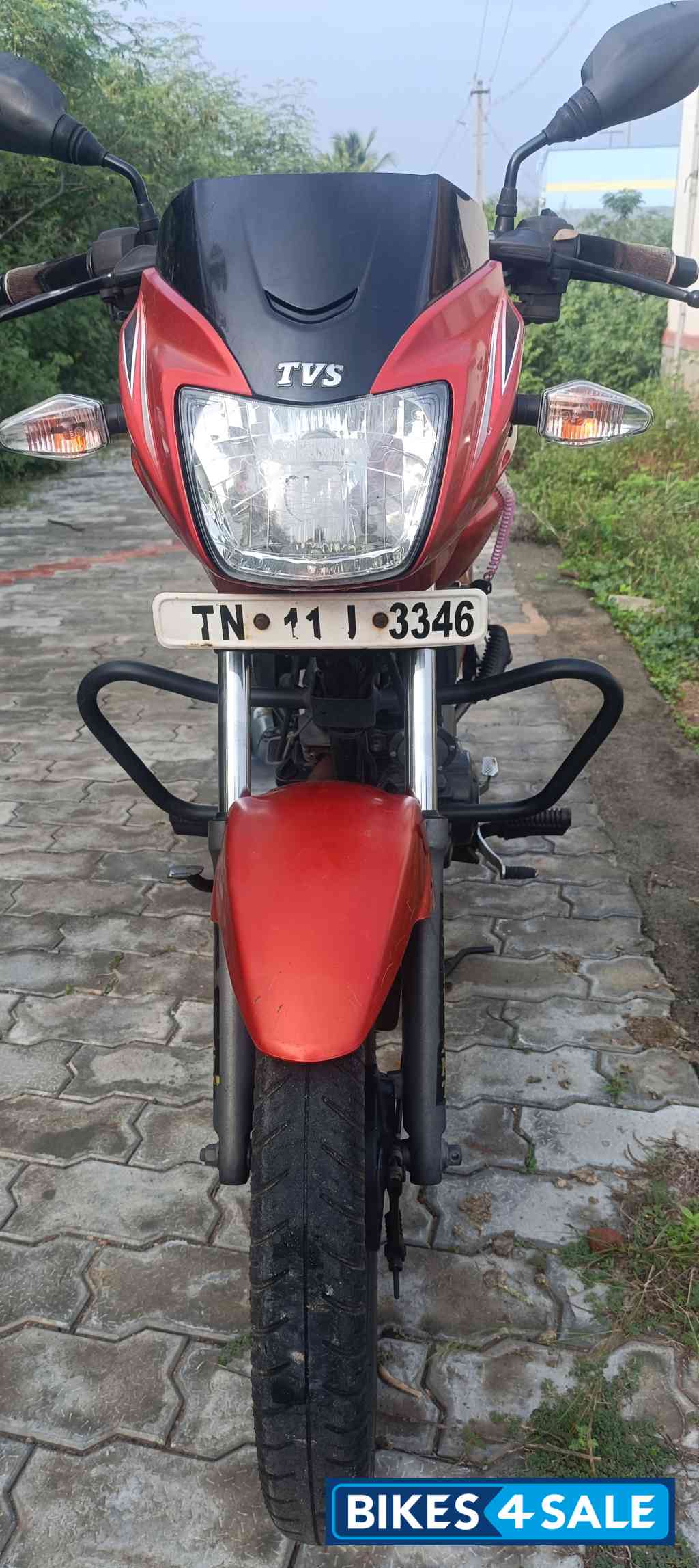 Red TVS Star City Plus