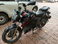 Black With Red Stripe TVS Apache RTR 200 4V 2020