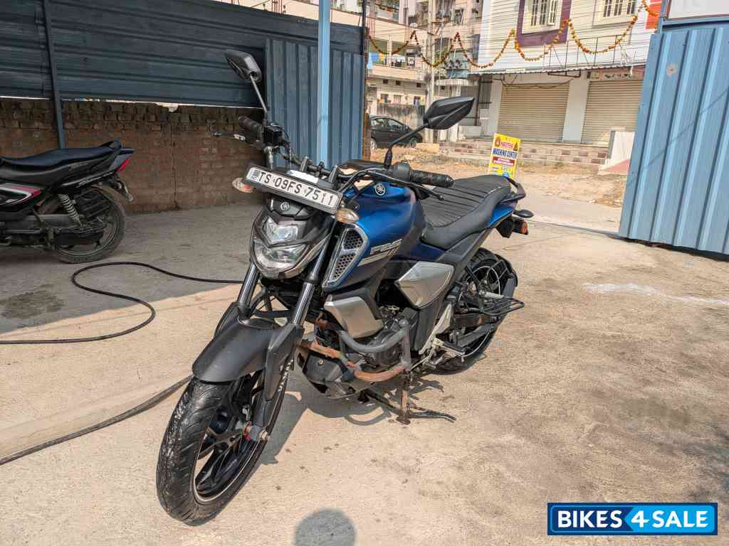 Dark Matte Blue Yamaha FZ-S FI V3 BS6