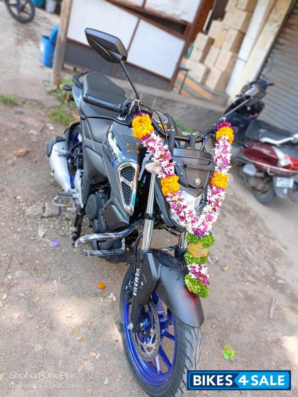 Grey Yamaha FZ-S FI V3 2022