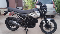 Black Silver Dual Tone Bajaj Freedom 125 NG04 Disc LED