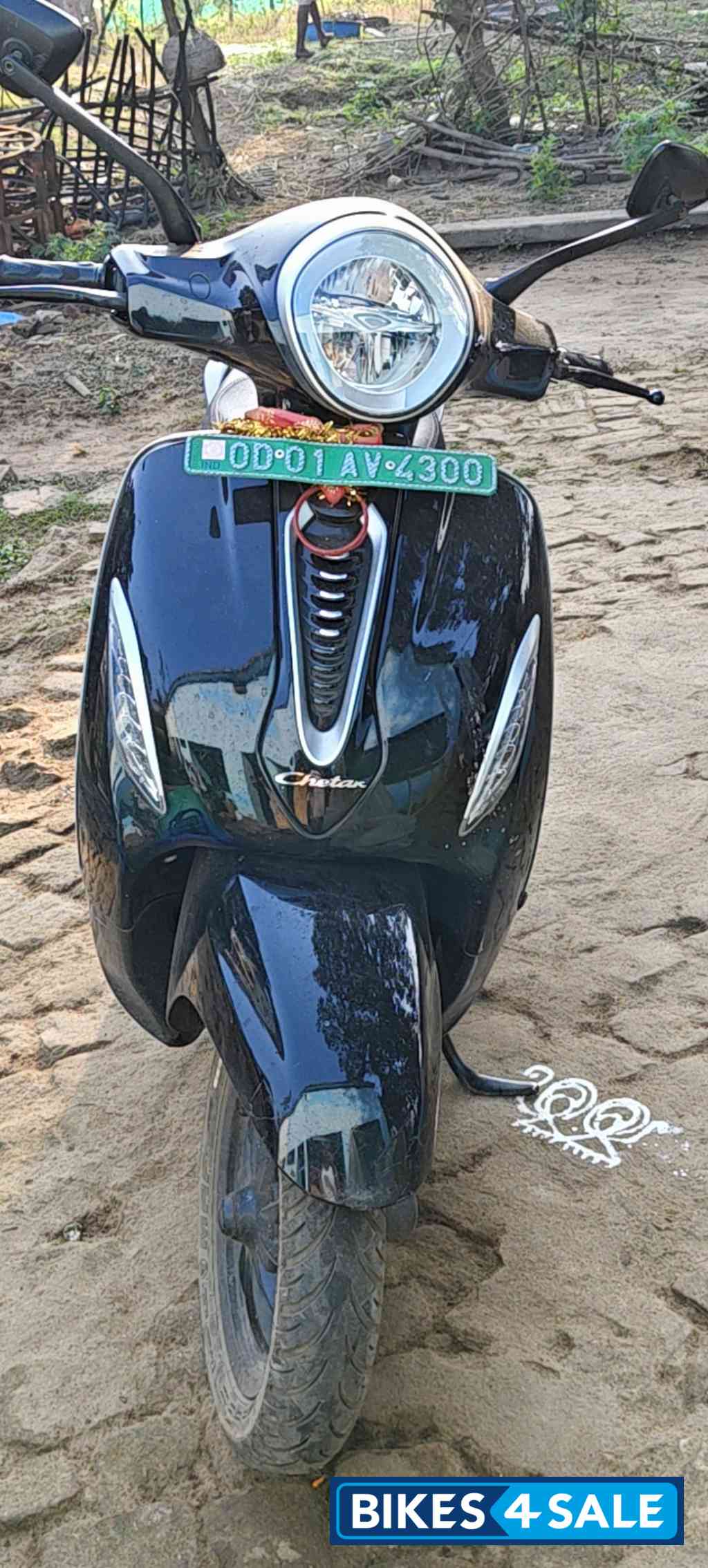 Black Bajaj Chetak Urbane