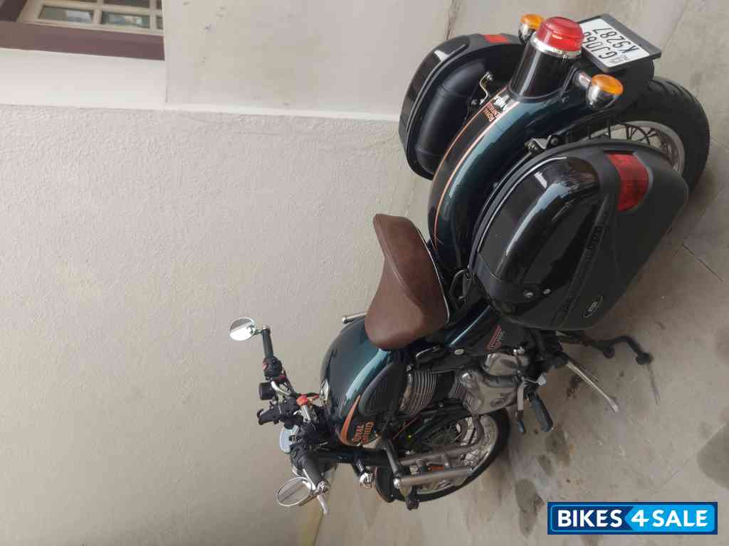 Halcyon Green Royal Enfield Classic 350 Dual Channel BS6