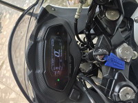 White Blue Bajaj Pulsar RS 200