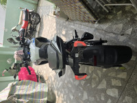 White Blue Bajaj Pulsar RS 200