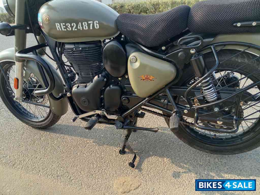 Marsh Grey Royal Enfield Classic 350 Single Channel BS6
