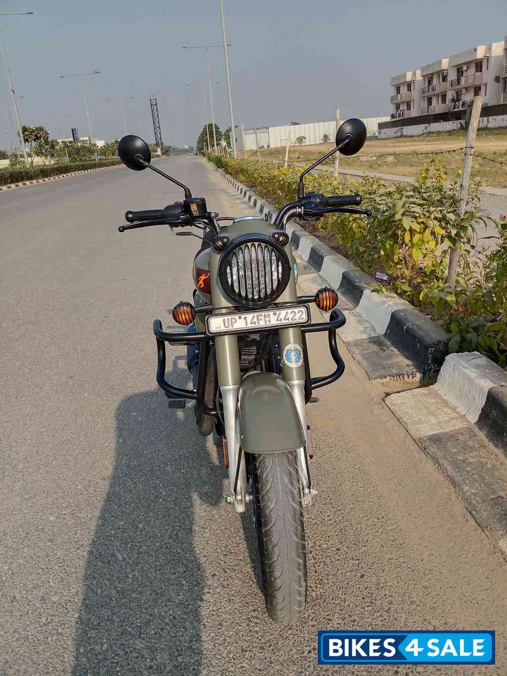 Marsh Grey Royal Enfield Classic 350 Single Channel BS6