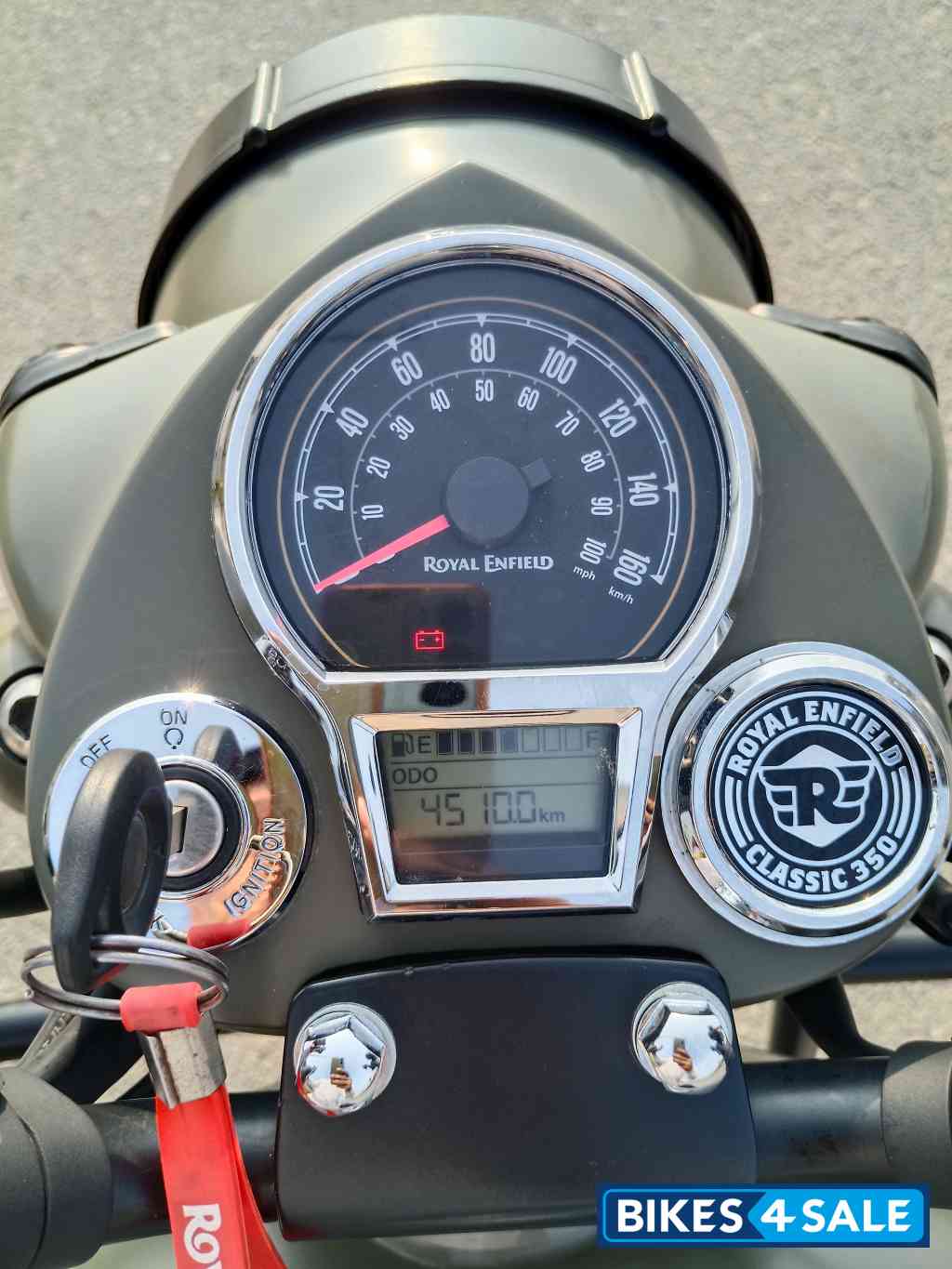 Marsh Grey Royal Enfield Classic 350 Single Channel BS6