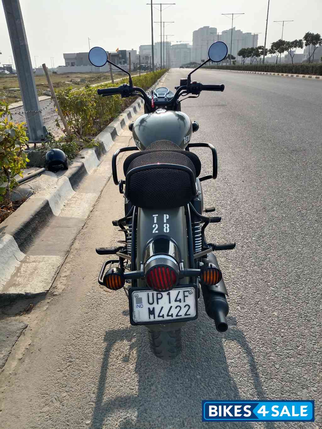 Marsh Grey Royal Enfield Classic 350 Single Channel BS6