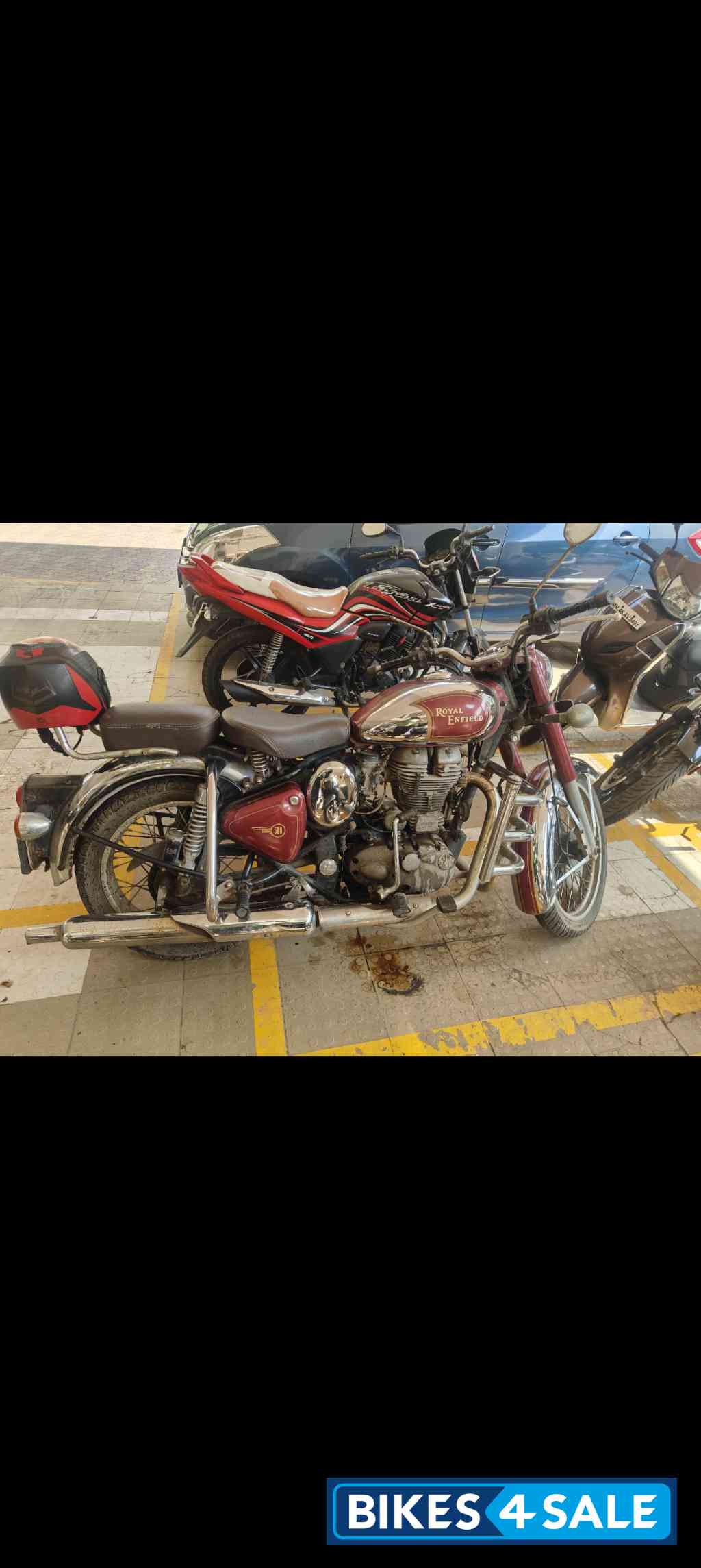 Royal Maroon Royal Enfield Classic Chrome