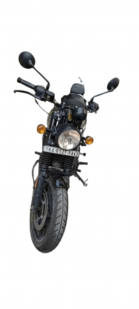 Rebel Black Royal Enfield Hunter 350 Metro