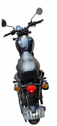 Rebel Black Royal Enfield Hunter 350 Metro