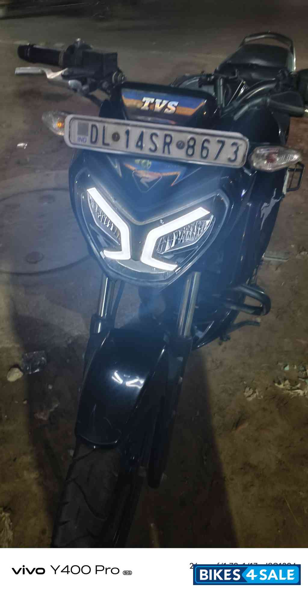 Black TVS Raider Split Seat