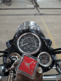 Black & Silver Royal Enfield Bullet 350