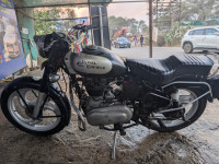 Black & Silver Royal Enfield Bullet 350