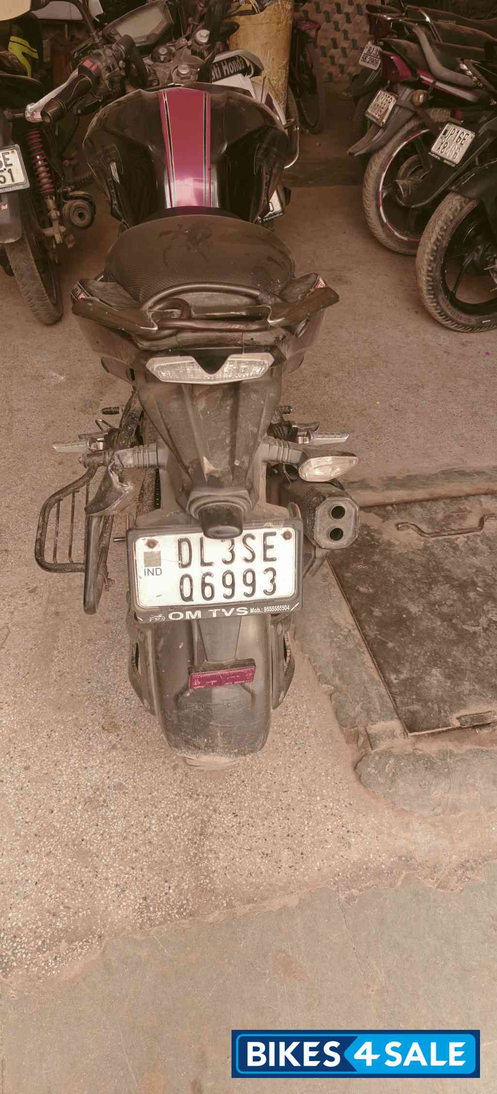 Red And Black TVS Apache RTR 200 4V 2020 Red And Black TVS Apache RTR 200 4V 2020