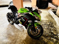 Lime Green Kawasaki Ninja 300 BS6 2022