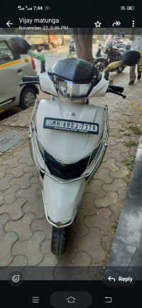 White TVS Jupiter BS6