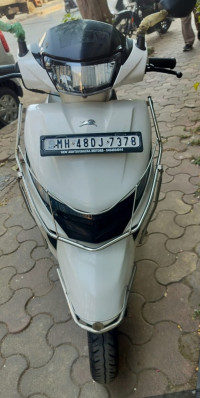 White TVS Jupiter BS6