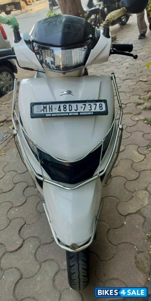 White TVS Jupiter BS6