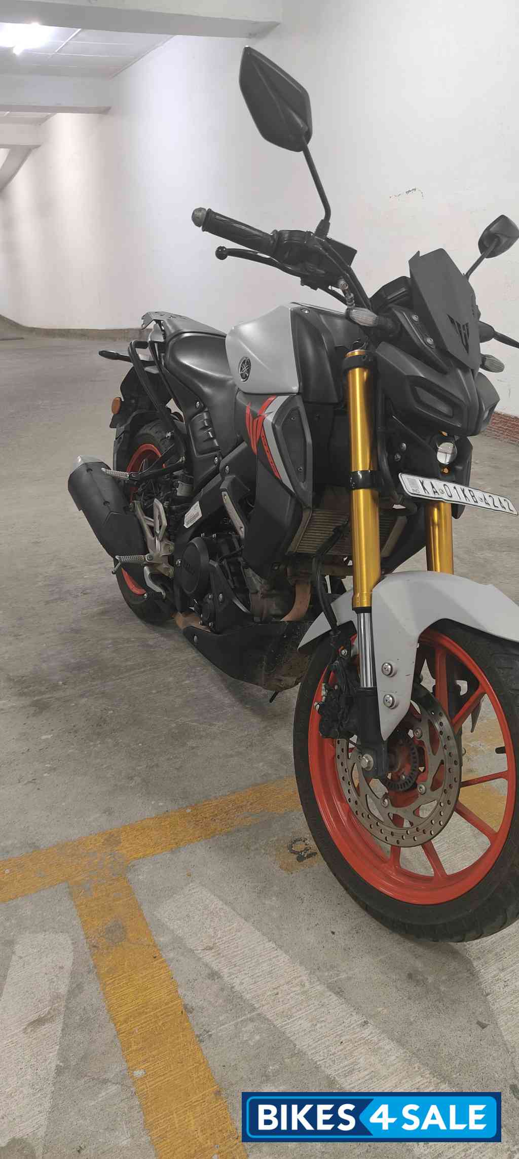 Grey Orange Yamaha MT-15 Ver 2.0