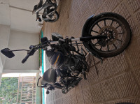 Dark Blue Bajaj Avenger Street 150